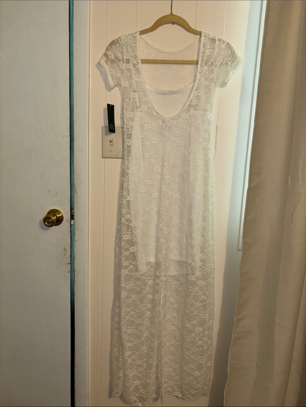 Wild Fable White Lace Dress Size XS - Picture 5 of 7